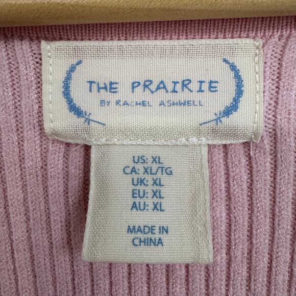 NWT Prairie by Rachel Ashwell Pink Top XL Sweetheart Knit Coquette Feminine - Picture 2 of 12